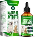 Antibióticos naturales para perros para ayudar con alergias y UTIs ← Medicina de la tos de Kennel para perros Ø Cat Antibióticos para la infección ← Suplemento herbal es excelente para todas las razas y edades  durable 2 oz