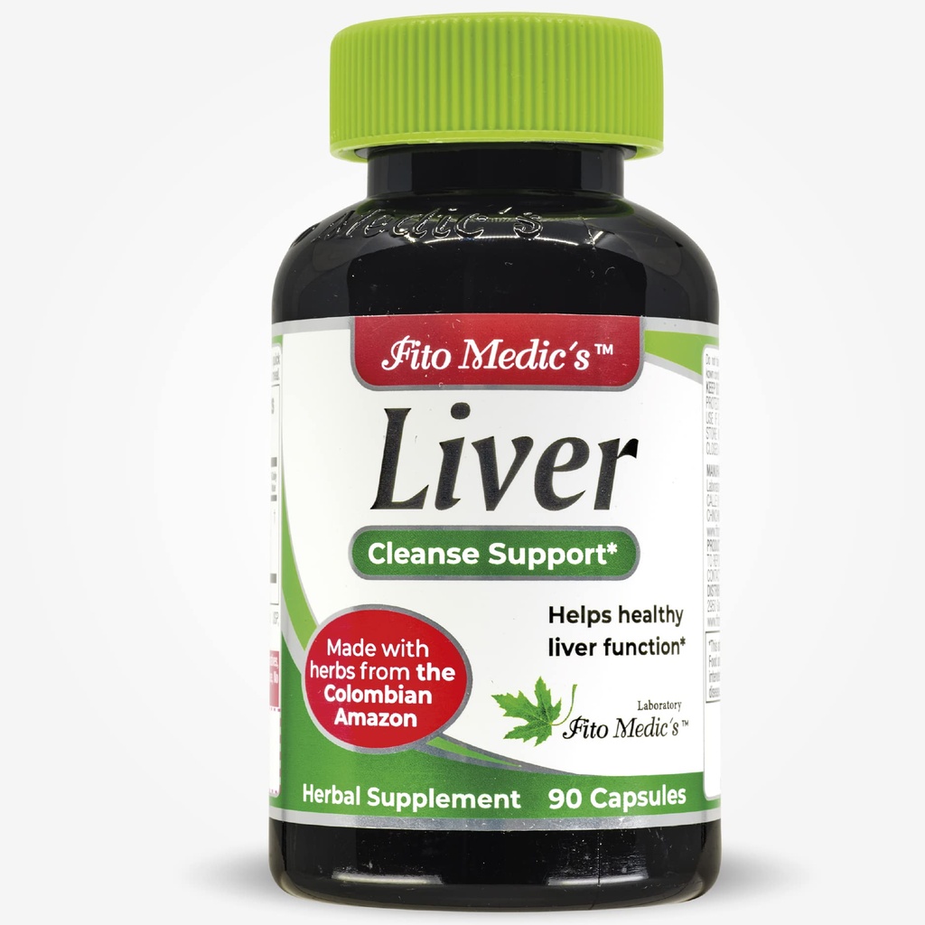 FITO MEDIC's Lab - Liver Cleanse Detox &amp; Repair, Liver Supplement - with - Milk Thistle - Artichoke Extract -Boldo- Rhubarb-Ultra high Absorption.