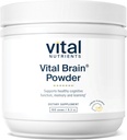Nutrientes vitales Vital Brain Powder ← Phosphatidylserine, Acetyl-L-Carnitine Brain Supplement TEN Nootropic TEN Healthy Cognitive Function, Memory, Learning* TEN Gluten, Dairy, Soy Free TEN Lemon ANTE 150g
