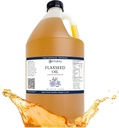 Zatural Flaxseed Oil Naturally Grown 100% Pure Flax Seeds Cold Presionado Vegan Omega Fatty Acids 128oz (1 Gallon)