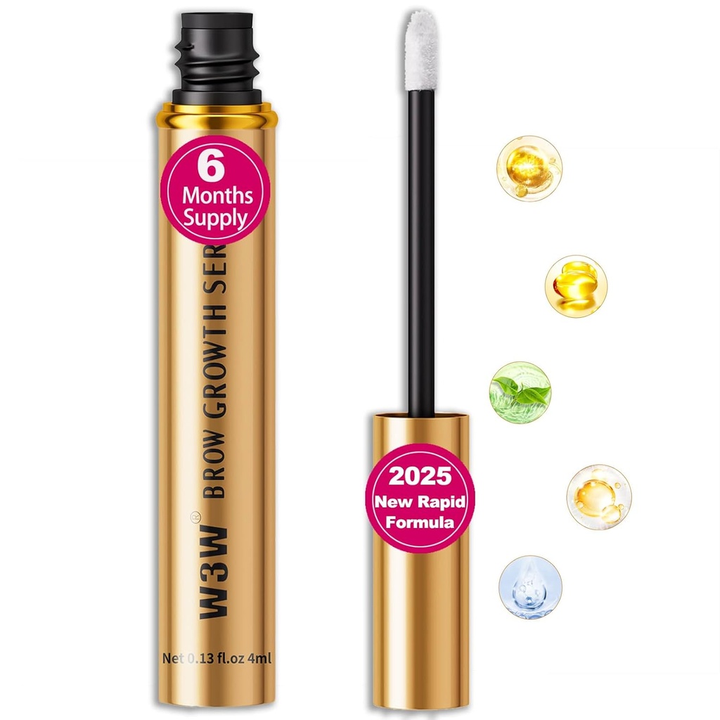 Crecimiento de la ceja suero,2025 Actualizado , Rapid Eyebrow Growth Serum for Stronger,Healthier Eyebrows(Upgraded Brow Surem)