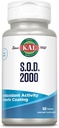 KAL S.O.D. 2000 Suplemento Antioxidante - Fuente del hígado de carne - Enteric Coated for Maximum Assimilation - Lab Verified - GMP Facility - 60 Day Guarantee - 100 Servidores, 100 Tablets