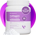VitaMedica Péptidos colágeno Polvo para Hombres de Mujer - Cabello saludable, piel, uñas, huesos y articulaciones - Tipos hidrolizados I " III, Proteína de pasto, azúcar cero - 30 servicios