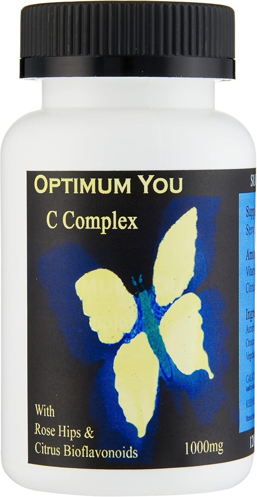Vitamina C para Soporte Inmunitario tención Vitamina C con Bioflavonoides, 1000 mg, 120 Tablets Silencio Immune Apoyo Silencioso Apoyo Vascular  Soporte Collagen