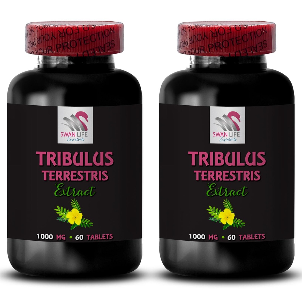 Tribulus Terrestris dietary supplement - TRIBULUS TERRESTRIS EXTRACT - Tribulus Extract, Tribulus Pills, Tribulus Terrestris pills, Natural Tribulus, Tribulus Terrestris pills 2 Bot 120 Capsules