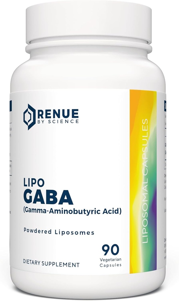 GABA tención High Strength Liposomal GABA Suplementos TEN 90 GABA Capsules - 300mg Gamma-Aminobutyric Ácido por Serving ← Non-GMO Silencio hecho en los EE.UU.