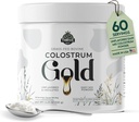 Colostrum Gold - Premium Grass-Fed Bovine Colostrum Powder Suplemento para la inmunidad, Gut Health, Muscle & Wellness - Daily Superfood Supports Hair, Skin, Nails - Women & Men - Unflavored, 60 Servings