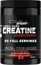 GMU SPORT Creatine Monohydrate Powder – Fruit Punch ← 50 Servings TEN 5g Micronized Creatine per Scoop ANTE Strength, Recovery & Muscle Builder ← Delicious Drink Mix for Men & Women