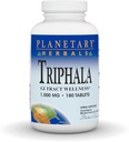 Herbals planetarios Triphala Limpiador Interno 1000mg para GI Bienestar Tract - 180 Tablets