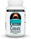 SOURCE NATURALS Citrato de calcio 1.000 mg de calcio por servidumbre, 90 condes
