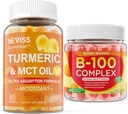 Turmeric Gummies 1000mg+Vitamin B100 Complejo Gummies