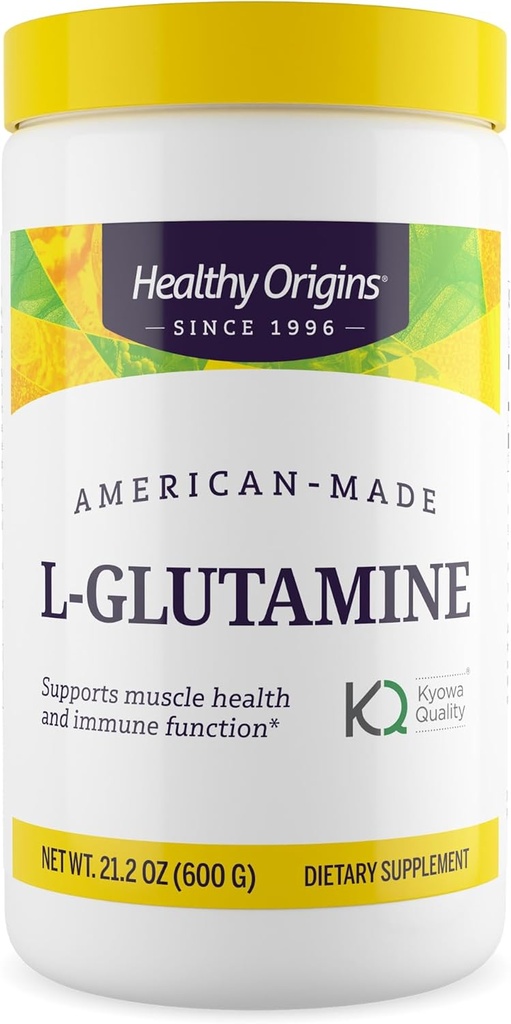 Orígenes saludables L-Glutamina (American-Made, Non-GMO), 21.2 Ounce