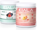 Kiala Nutrición Super Verdes, Ecológico Verde Polvo con Spirulina & Clorella para la Digestión, Gut Health, Inmunity & Energy, Gluten Free, Vegan, Berry mixed + Miami Vice, 30 Servings