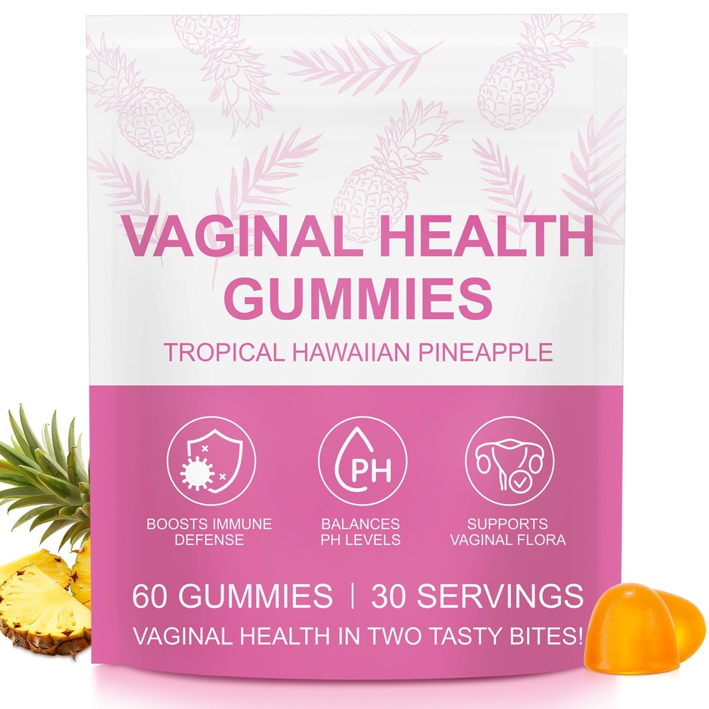Vaginal Probiotics for Women, PH Balance Gummies, Probiotics for Women Vaginigal Health, Support Healthy Odor, Yeast Balance & Flora, Vaginal Health Supplement