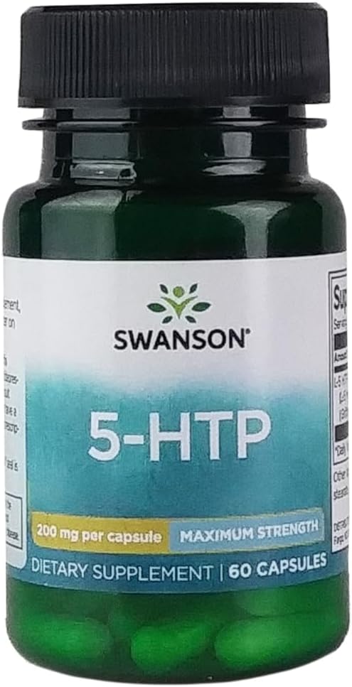 Swanson Ultra Aminoácidos Máxima Fuerza 5-Htp 200 Milligrams 60 Veg Capsules