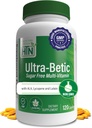 Salud Thru Nutrition Multivitamínico Ultra-Betic 120 Conde Silencioso Apoyo Nerve, Visión, Energía Silencioso con ALA, Lycopene ANTE No-GMO, Clean Label ← Tested for Quality