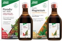 Floradix por Salus Magnesium (16.9 oz) & Iron ' Herbs (16.9 oz) Bundle - Magnesium for Bone Support, Digestive Health & More* - Suplemento de hierro para el apoyo energético saludable*
