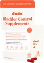 Suplementos de control de la vejiga Jude para las mujeres TENIDOS Píldoras de apoyo de la vejiga hiperactivas para reducir el despilfarro y la incontinencia TENIDO Día y noche Tabletas con Go Less for Frequent Urination, Nocturia, OAB