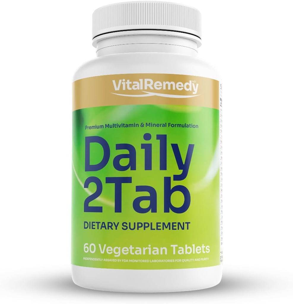 Daily2Tab - Todo lo que necesitas Fórmula Multimineral Multivitamin Plus. 26 Nutrientes Esenciales para Mujeres y Hombres, 60 Tablas