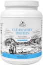 Mt. Capra Clean Whey Protein ← Grass-Fed Undenatured Goat Whey Protein Powder ← 24 g Protein Per Serving, All Natural, Non-GMO, High in Branch Chain Amino Acids ← Unsweetened tención 15 Servings - 16 oz