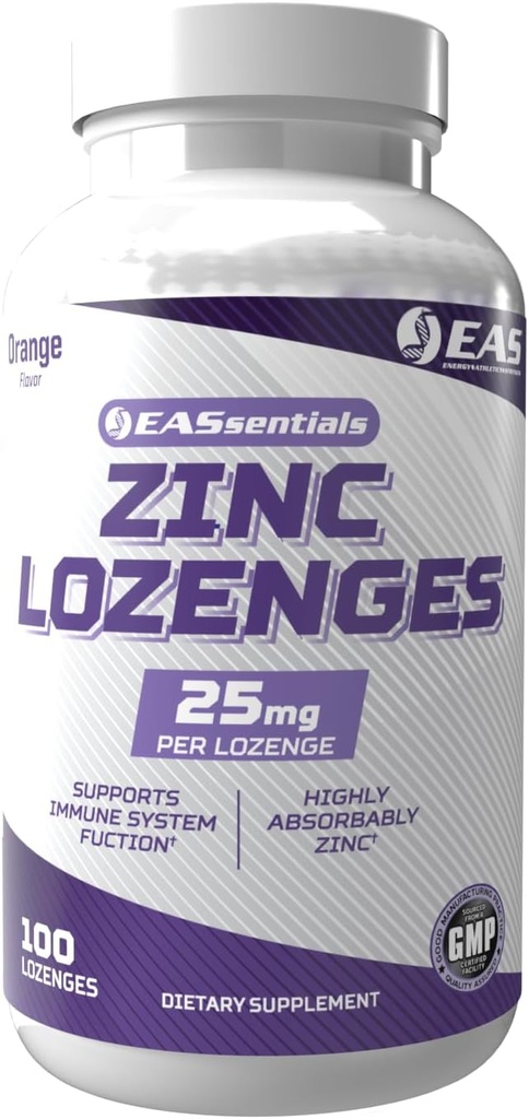 Zinc Lozenges ← Altamente Absorbable con No Fillers o Additives ← Apoyos Función inmunitaria ¦ Gluten Free, Non GMO peru 100 Lozenges (Orange Flavor)