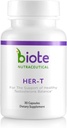 Biote Nutraceuticals - Testosterona sana Apoyo al equilibrio para las mujeres (30 cápsulas)