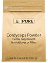 Ingredientes originales puros Cordyceps (8oz) Suplemento herbal tradicional, no GMO
