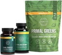 Primal Harvest Multivitamina, Verdes y Probióticos - Paquete de Esenciales de la mañana para la nutrición diaria, energía y Gut Health - 3 Pack