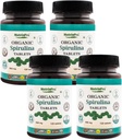 Tablas ecológicas de espirulina - 100% puro vegano, no GMO, sin gluten, libre de productos químicos