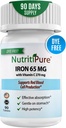 Carbonyl Iron Tablet 65 mg con 270 mg Vitamina C tención90 Days Supply Silencio para Mujeres/Men peru High Potency Bariatric Vitamins for WLS Pacientes Incluyendo bypass gástricos ← Dye Free (Pack of 1)