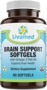 Suplemento Nootropic Brain Support Focus - Booster Natural Nootropic Brain para Focus, Energy, Memory, Mood, Clarity, " Brain Support for Men " Women - Memory Supplement " Focus Supplement - 60 Softgel