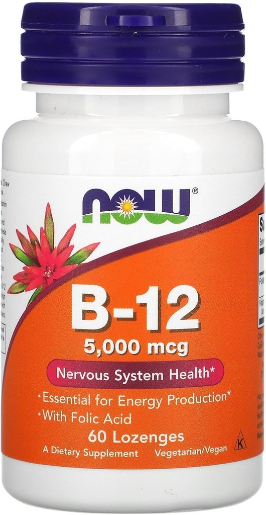 AHORA B-12 5,000 mcg,60 Lozenges