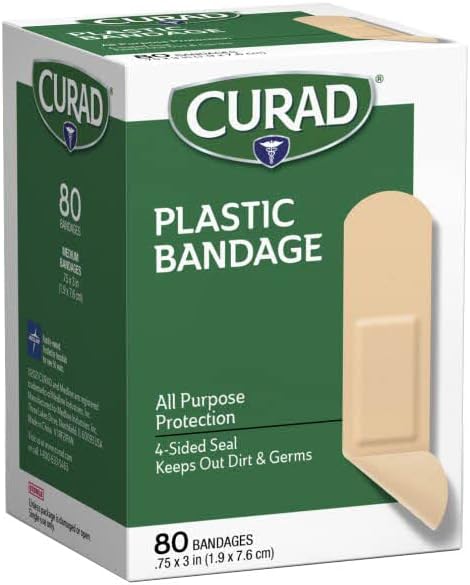 Bandas de plástico de la maldición .75 X 3 pulgadas 80 cada