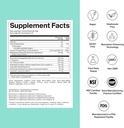Calm Drink Mix - Relax Aid with Magnesium, Ashwagandha, L-Theanine, " Vitamina D - Soporta la Regulación de Cortisol y Mood for Men & Women - Watermelon Lemonade Flavor 28 Sticks