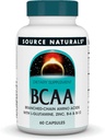 Fuente Naturales BCAA Aminoácidos de Cadena Sustituida, proporciona soportes Los sistemas musculares del cuerpo* - 60 cápsulas