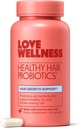 Love Wellness Healthy Hair Probiotics ← Apoyo Crecimiento del cabello con Biotina y Vitamina B12 & B6 tención Suplemento para el cuero cabelludo saludable " Thicker, Fuller Looking Hair TENSA " Efectivamente 30 cápsulas