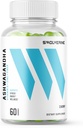 Swolverine Ashwagandha Vitamina Gummies ← Zinc, Vitamina D, Relax, Dormir, Fuerza, No GMO, Vegan - Cereza (60 Cuenta)