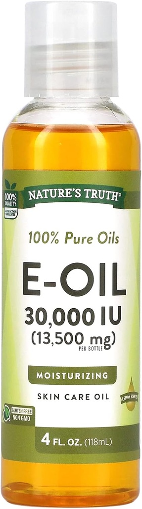 Verdad de la naturaleza Vitamina E Oil Liquid, 4 Fluid Ounce (Pack of 3)