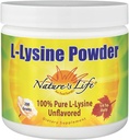 La vida de la naturaleza L-Lysine Powder ← Ayuda a apoyar la función saludable de la inmune ← 100% pura natural L-Lysine TEN Vegetarian, Desarrollado, Sugar Free TEN 460 Servings