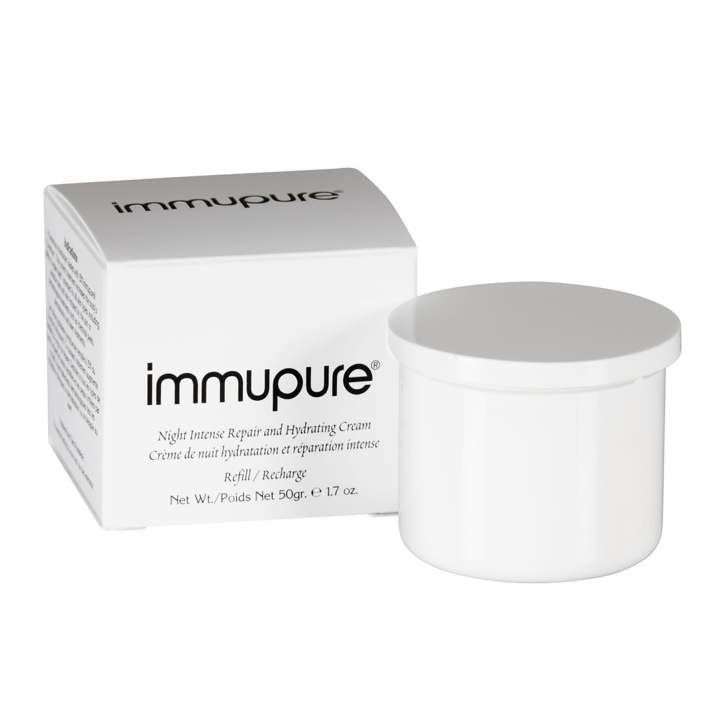 Immupure Night Intense Repair and Hydrating Cream – REFILL - Anti-Aging Colostrum Skincare