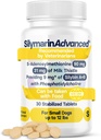 Suplemento de salud para perros pequeños - Cartel de leche para perros Soporte para perros con S-Adenosylmethionine (Same) " Silybin - 30 Tablets