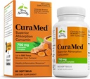 Terry Naturalmente CuraMed 750 mg - Suplemento antioxidante para el apoyo a la salud del cerebro y el corazón - Suplemento con Complejo de Curcumina de alta potencia - Kidney, Liver & Immune Health Support - 60 Softgels (1 Pack)
