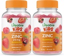 Zinc 24 mg niños + Zinc Niños, Gluten Free, GMO Gratis, Chewable Gummy