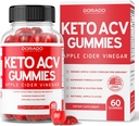 Keto ACV Gummies Advanced Weight Pérdida (1000mg) Keto Gummies - ACV de grasa para pérdida de peso y grasa de vientre - Delicious Apple Flavor - Non-GMO, Vegan, Tercera Parte testado - USA made - (60 Conde)