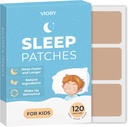VIORY 120 Patches de sueño para niños fuerza extra - Actuación rápida, 100% ingredientes naturales, piel amigable y fácil de aplicar Pegatinas para niños