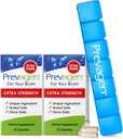 Prevagen Extra Strength - 30 Capsules ←2 Pack permanente Formulado para su cerebro Ø 20 mg de Apoaequorin Plus Vitamina D3 con 7 días de píldoras