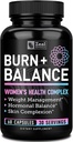 Zeal Naturals Weight Loss Support for Women + Daily Equilibrio Vitaminas (Iron, Vitamina D, Setria®, Folate) Píldoras de Apoyo Dieta Premium para Mujeres+ Multivitamina y Hormona
