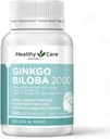 Saludable Ginkgo Biloba 2000mg 100 Capsules Australian Made