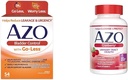 Control de la vejiga AZO con suplemento diario de Go-Less _ Ayuda a reducir la frecuencia ocasional " Leakage " 54 Conde Cranberry Urinary Tract Health ← 100 Softgels
