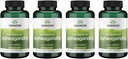 Swanson Ashwagandha Suplemento de polvo - con Ashwagandha Root to Promote Stress Relief & Energy - Suplemento ayurvédico para el bienestar natural (100 cápsulas, 450 mg cada uno) 4 Pack
